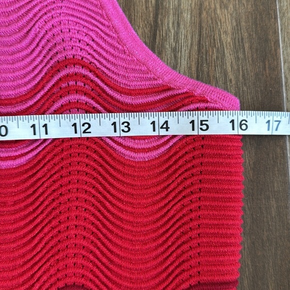 NWT Torn by Ronny Kobo Hope Dress in Red Multi, M - Picture 14 of 16